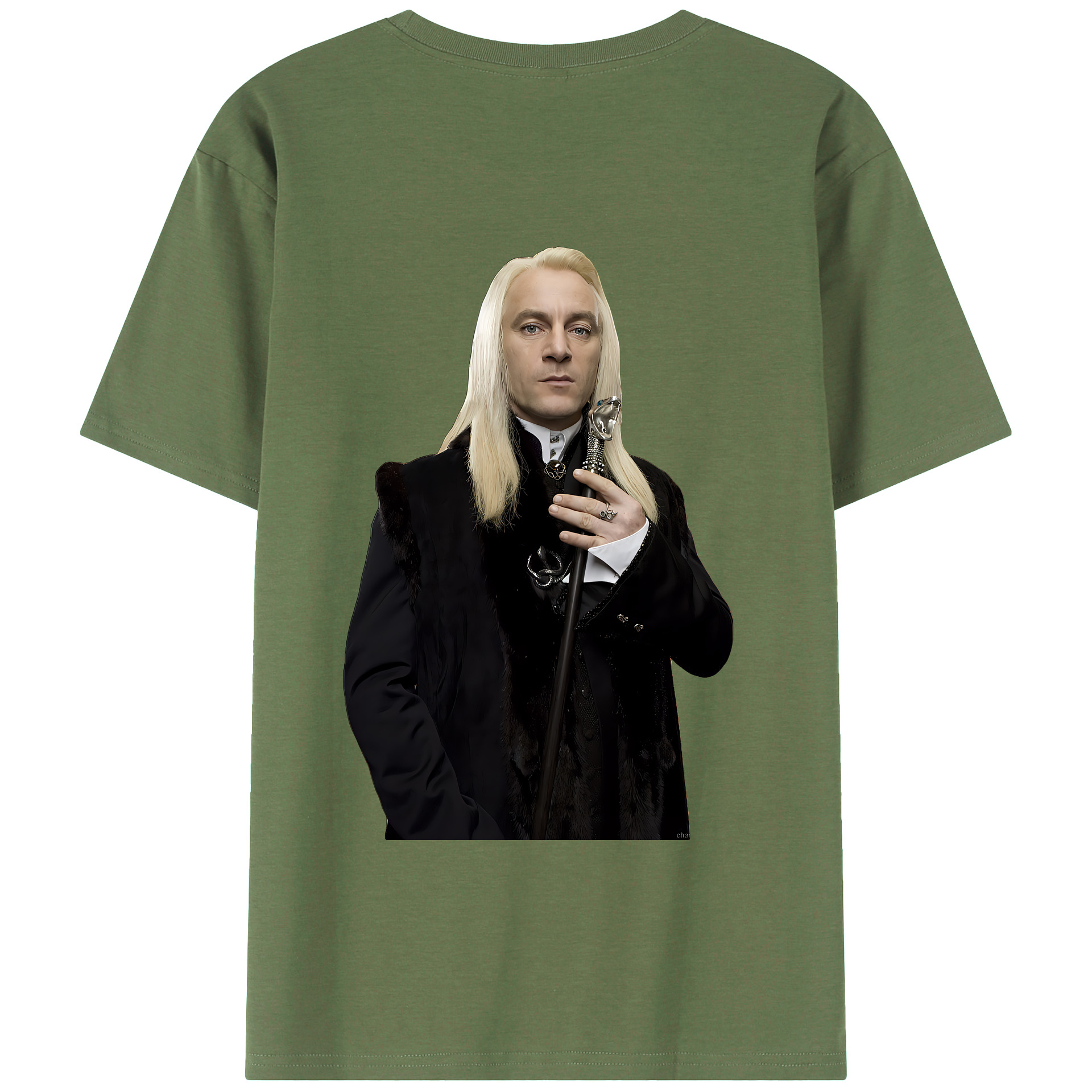 （画像用） Harry Potter ハリー・ポッターシリーズ 綿100％ メンズ半袖Tシャツ（バックプリント） 通気性